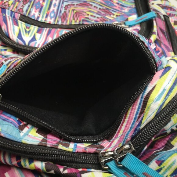 Reaction Kenneth Cole Multi Colored Unisex Zipper Closure Back Pack - Picture 7 of 12